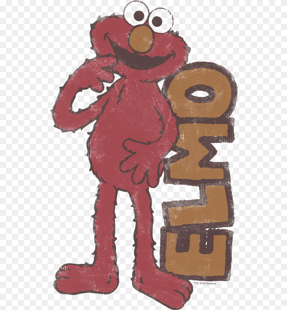 Sesame Street Vintage Elmo Baby Bodysuit Sesame Street Vintage Elmo V Neck T Shirt Size Xxl, Person, Cartoon, Face, Head Free Transparent Png