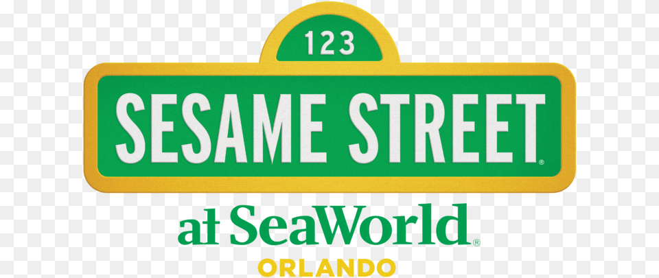 Sesamestreet Logoonly Flat Sesame Street Seaworld Orlando Rides, Road Sign, Sign, Symbol, Logo Free Png Download