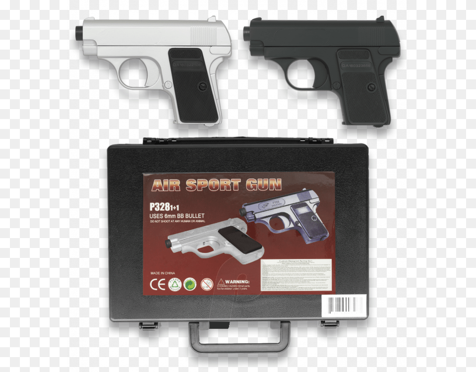 Set De 2 Pistolas Airsoft Con Maletn Double Eagle Pistol, Firearm, Gun, Handgun, Weapon Free Transparent Png