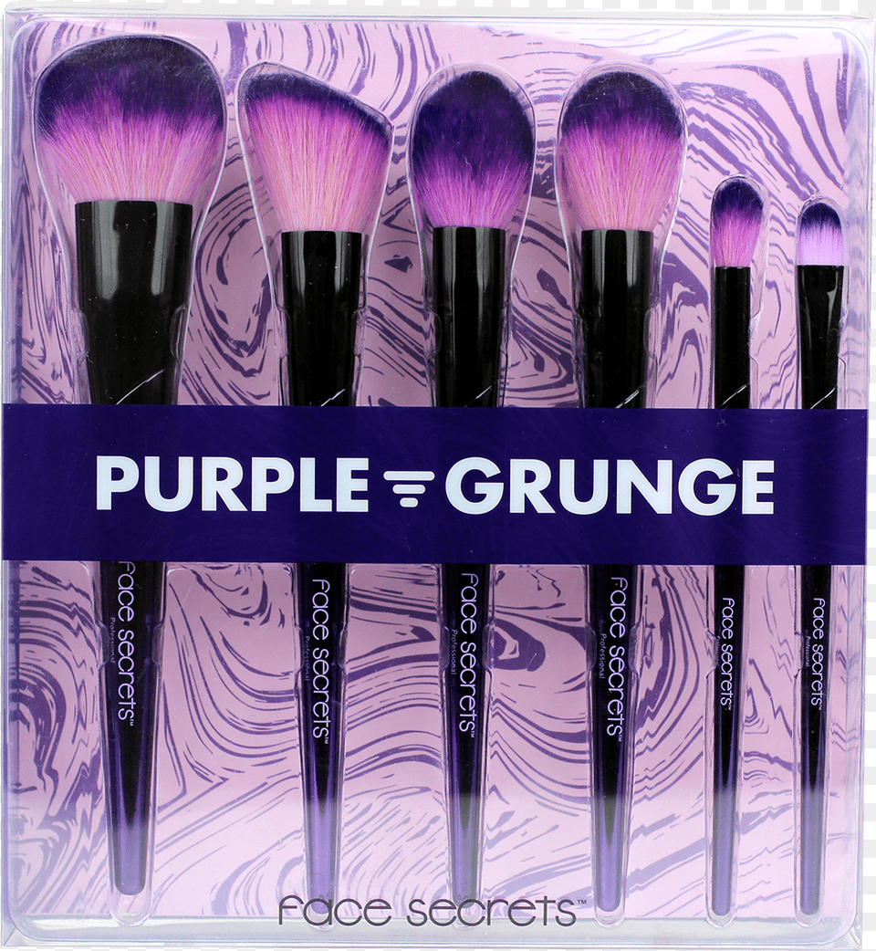 Set De Brochas Purple Grunge Hi Res Makeup Brushes, Brush, Device, Tool, Cosmetics Free Png