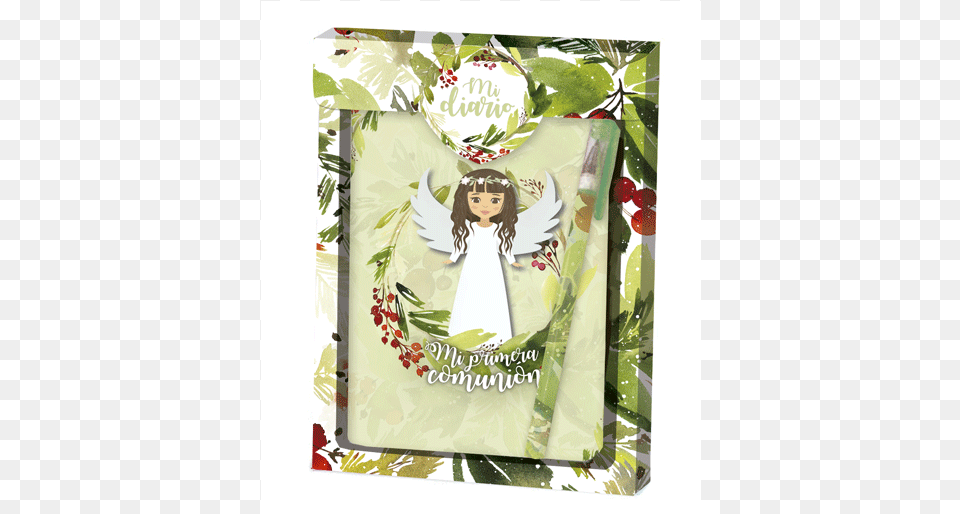 Set Diario Y Boligrafo Mi Primera Comunion Nina First Communion, Mail, Greeting Card, Envelope, Person Free Png Download