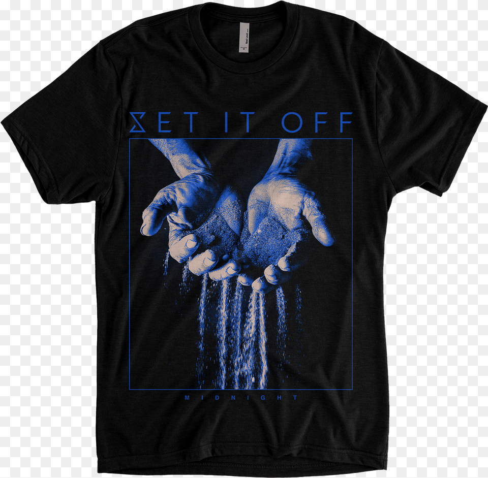 Set It Off Midnight Gif, Clothing, T-shirt, Body Part, Hand Free Png