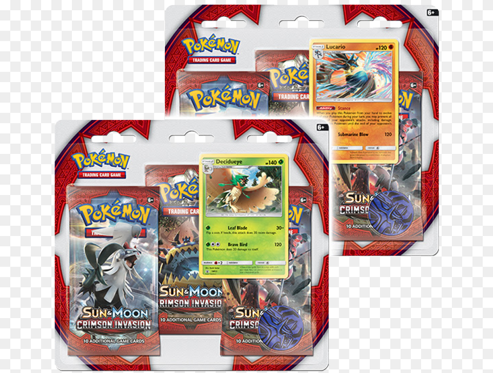 Set Of 2 Sampm Pokemon Crimson Invasion Blister, Advertisement, Poster Free Png