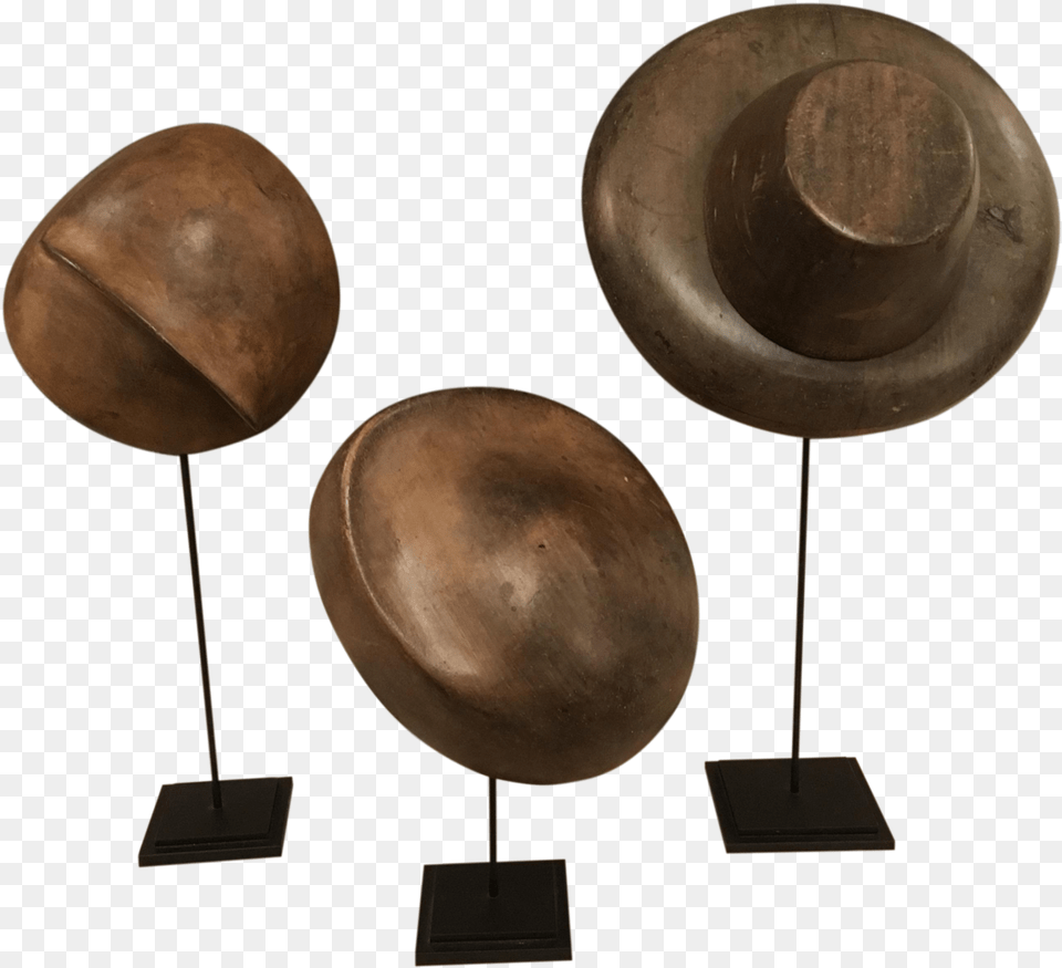 Set Of 3 French Millinary Hat Molds, Bronze, Clothing, Balloon Free Transparent Png