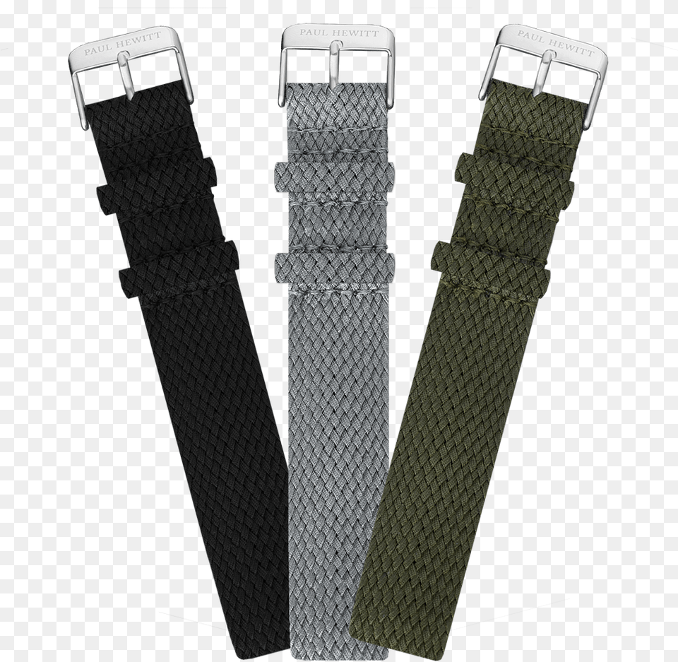 Set Of 3 Perlon Watch Straps Stainless Steel Combination Ii Strap, Accessories, Belt, Formal Wear, Tie Png