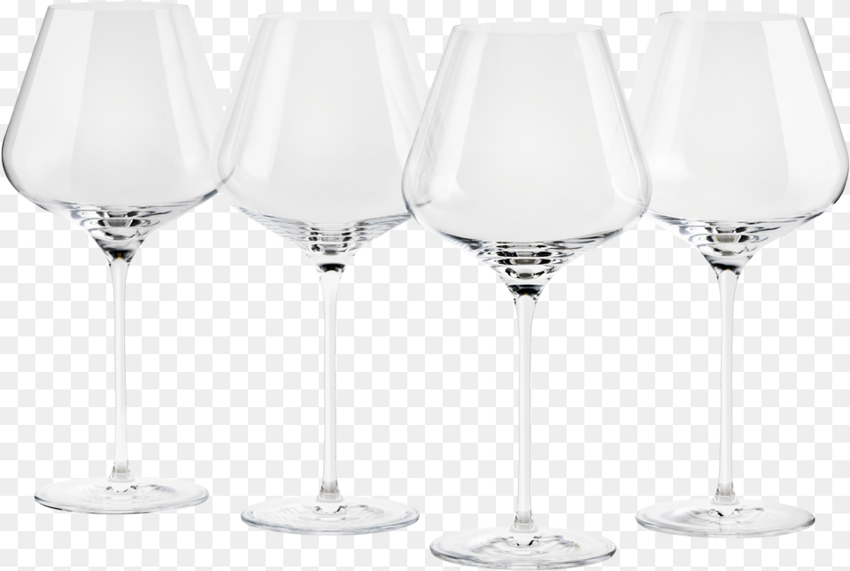 Set Of 4 Red Wine Glasses Le Creuset Wine Glasses, Alcohol, Beverage, Glass, Liquor Free Transparent Png