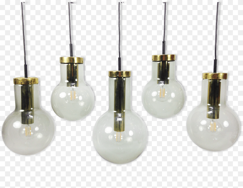 Set Of 5 Hanging Lamps From Raak 1965src Https Incandescent Light Bulb, Lightbulb, Smoke Pipe Free Png Download