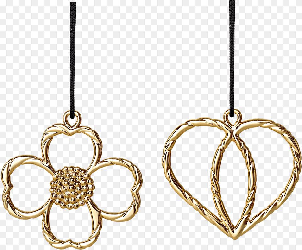 Set Of Buttercup Og Heart Crown H7 Gold Plated Karen Gilding, Accessories, Earring, Jewelry, Necklace Free Png