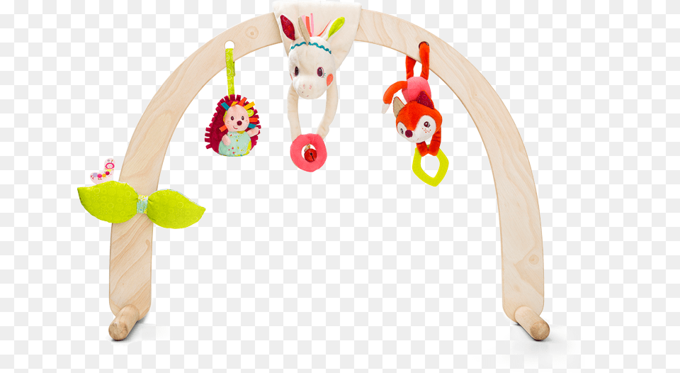 Set Of Hanging Rattles Louise Set Of Hanging Rattles Lilliputiens, Arch, Architecture, Plush, Toy Free Png Download