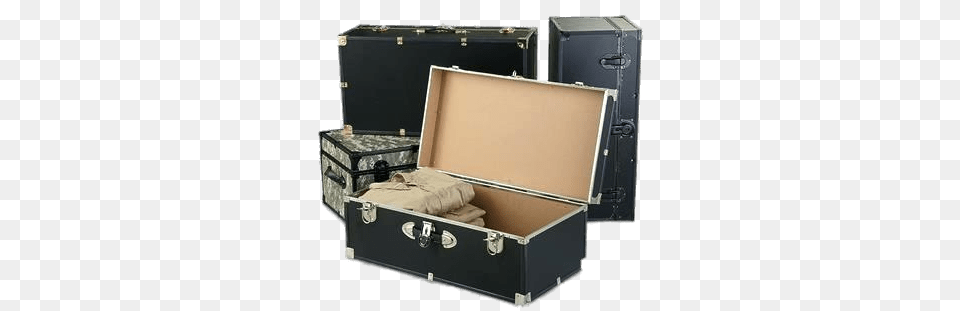 Set Of Military Footlockers, Box, Baggage Free Png