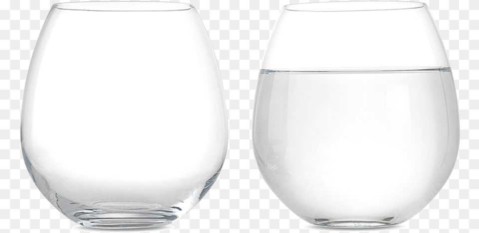 Set Of Two Water Glasses Snifter, Glass, Jar, Pottery, Vase Free Transparent Png