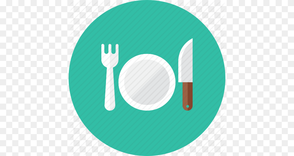 Set Table Icon, Cutlery, Fork, Disk Png