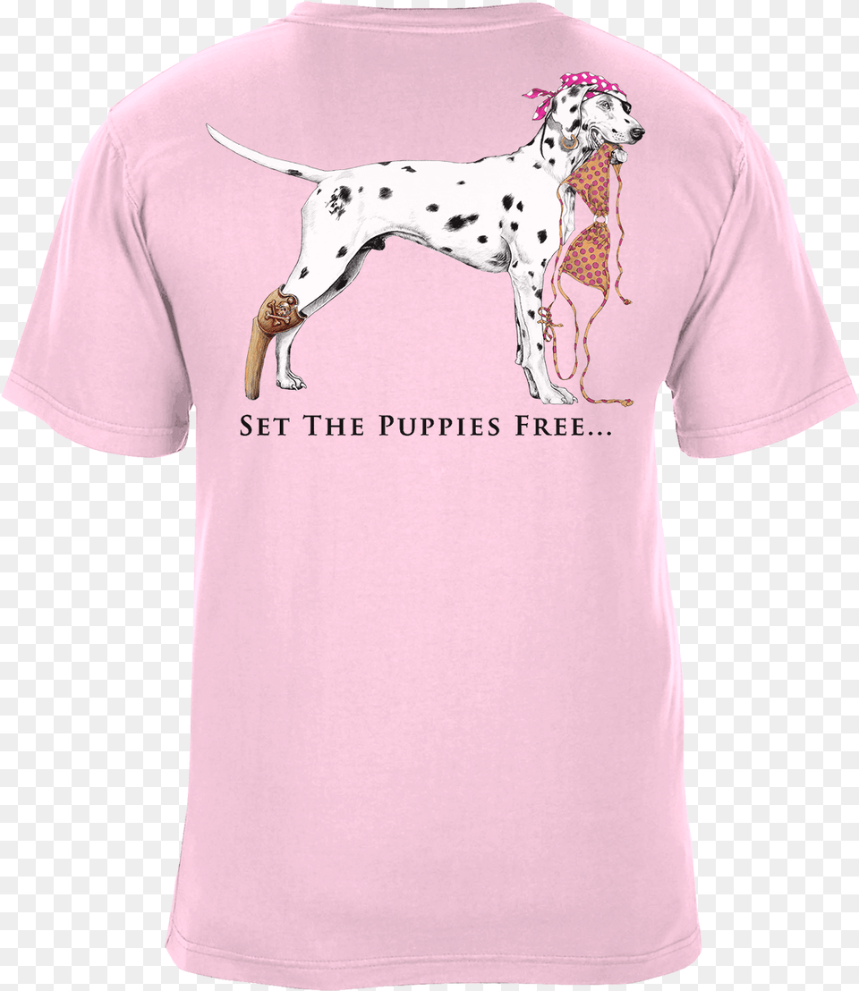 Set The Puppies Awareness Short Sleeve, Clothing, T-shirt, Animal, Canine Free Png Download
