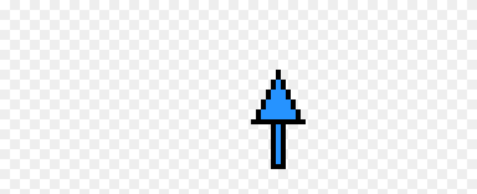 Seta Azul Pixel Art Maker, Symbol, Cross Free Png