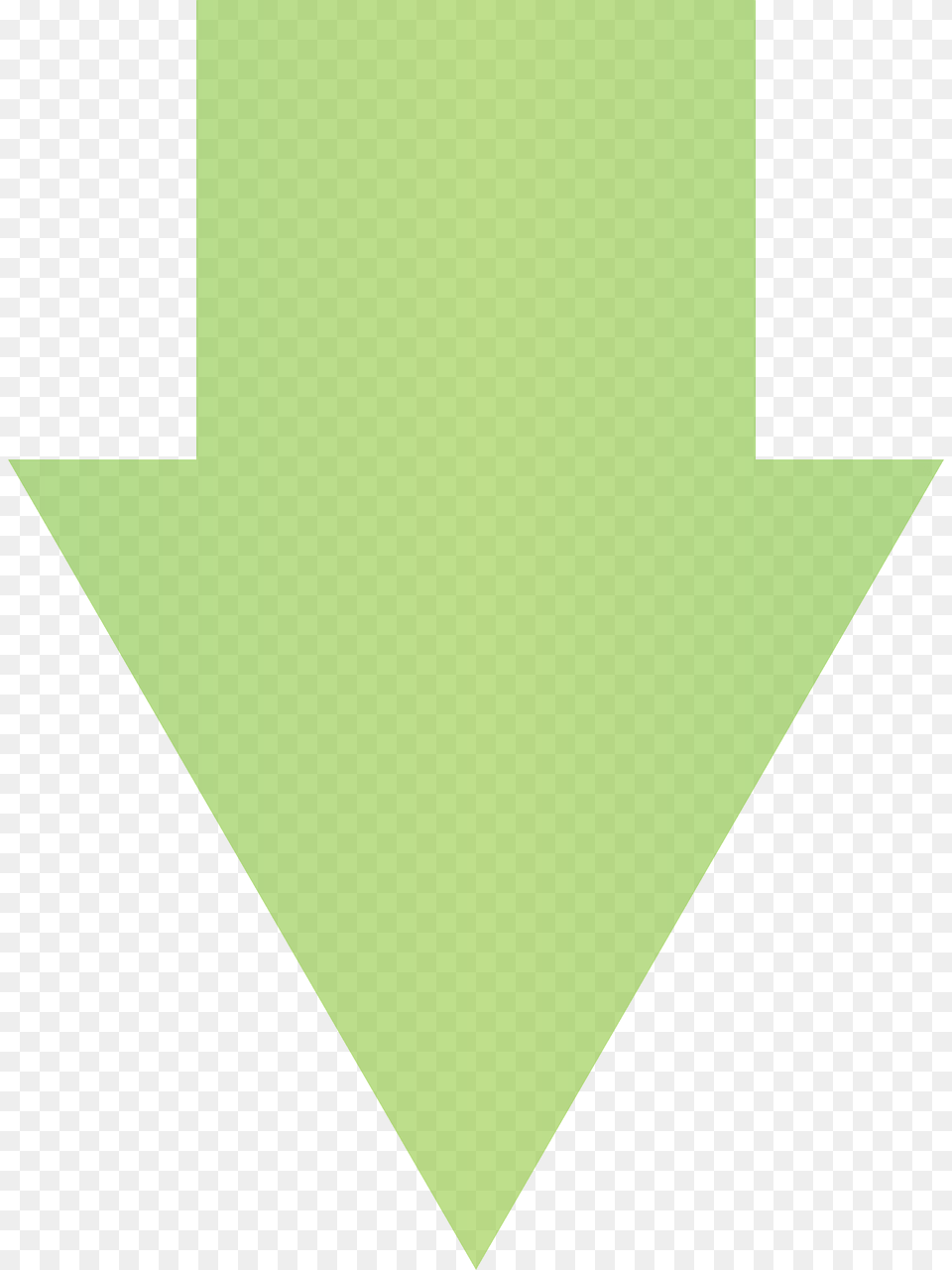 Setas Para Baixo Verde, Green, Triangle Free Png