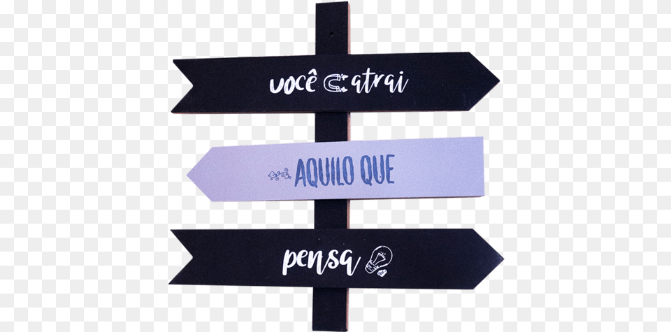 Setas Voc Atrai Comprar Online Placa De Setas, Sign, Symbol, Cross, Road Sign Free Transparent Png