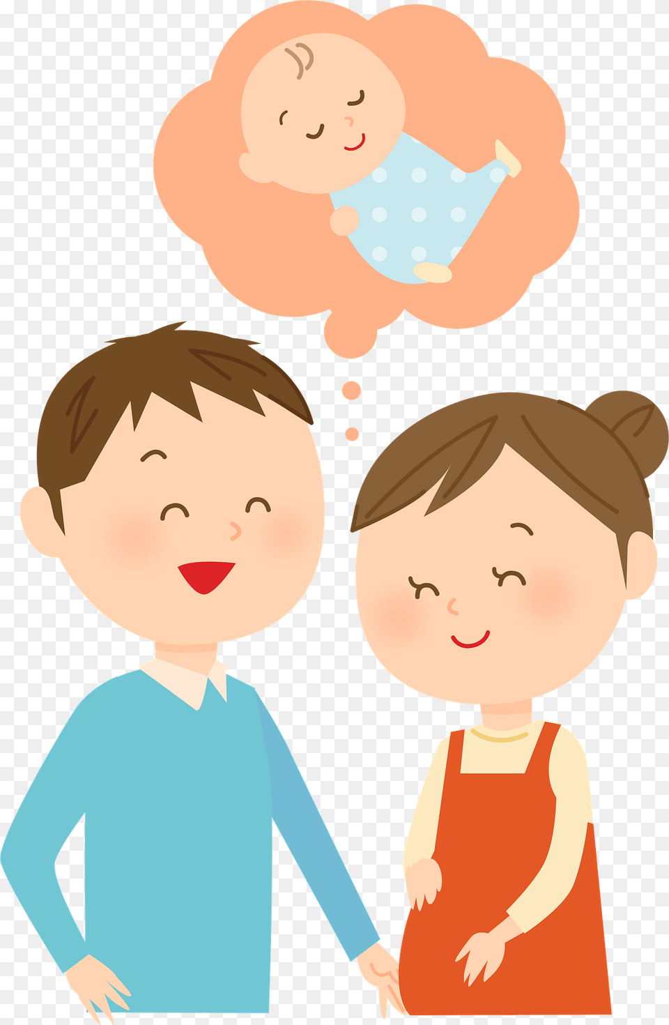 Seth And Sophia Pregnant Couple Clipart, Baby, Person, Face, Head Free Png