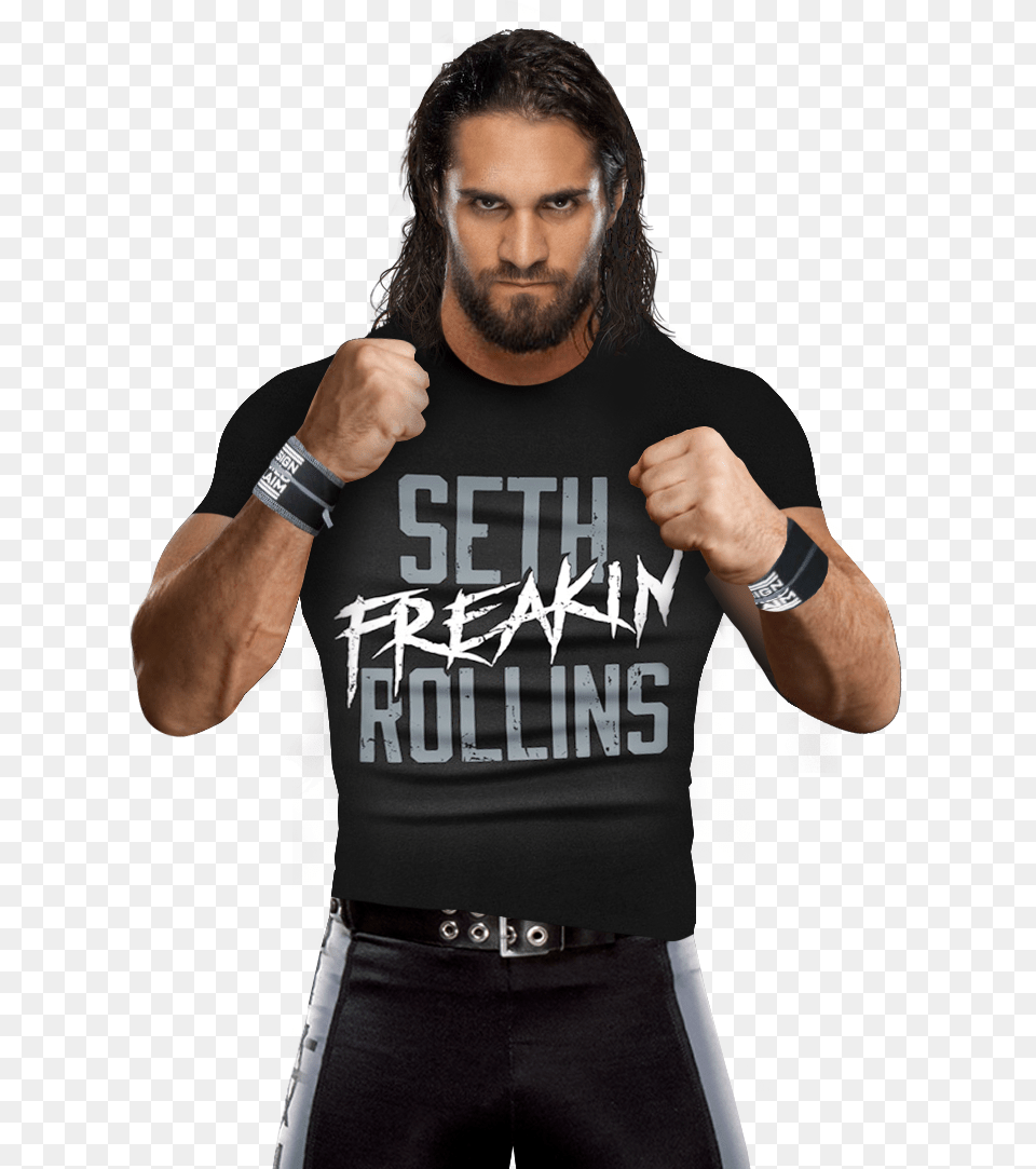 Seth Rollins 2017 Seth Rollins Iowa39s Own, Adult, T-shirt, Person, Man Free Png