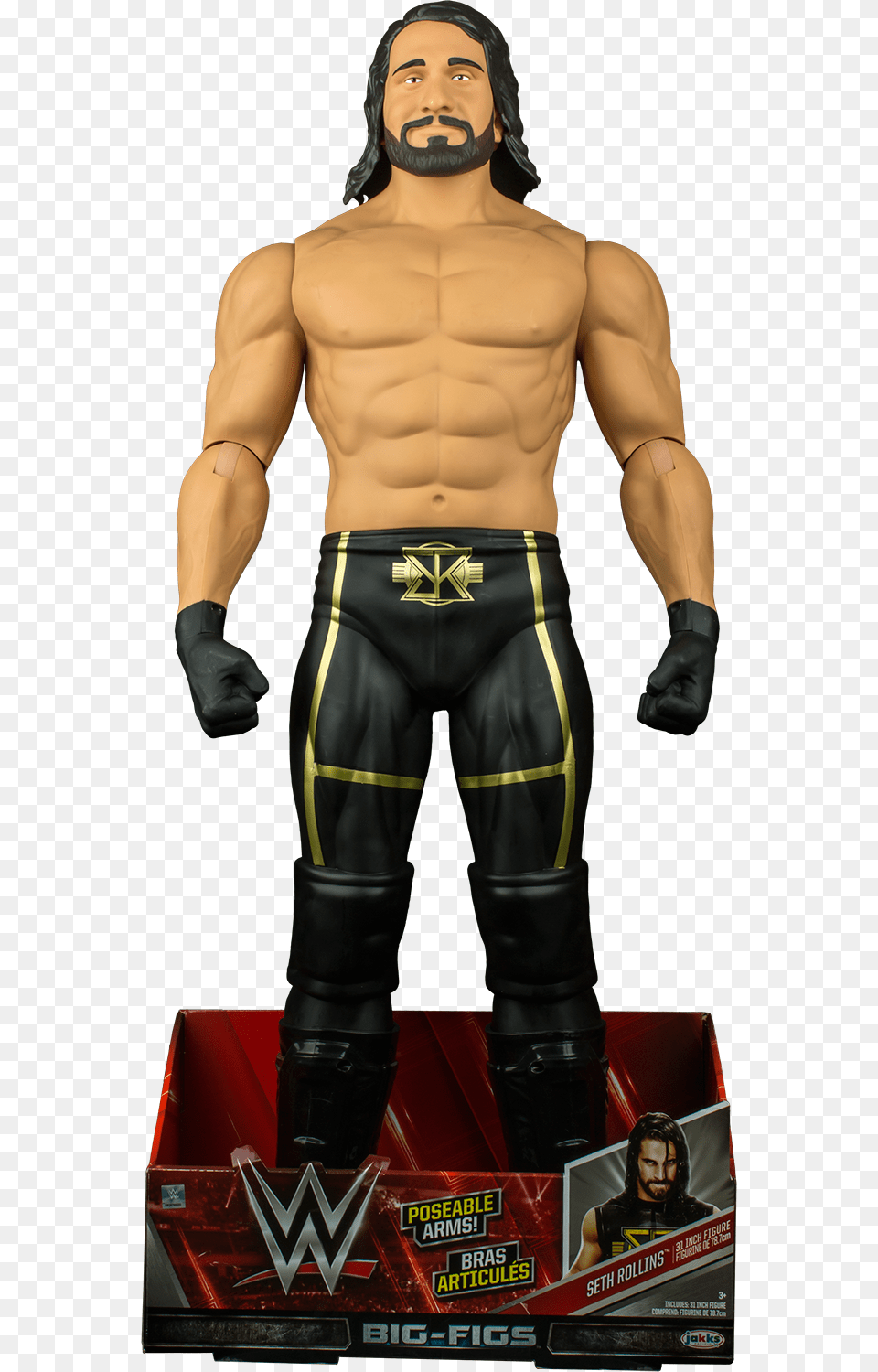 Seth Rollins 31 Inch, Adult, Person, Man, Male Free Transparent Png