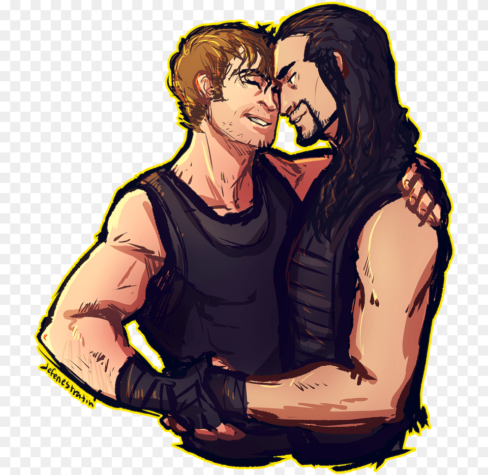 Seth Rollins And Dean Ambrose Yaoi, Adult, Person, Man, Male Png