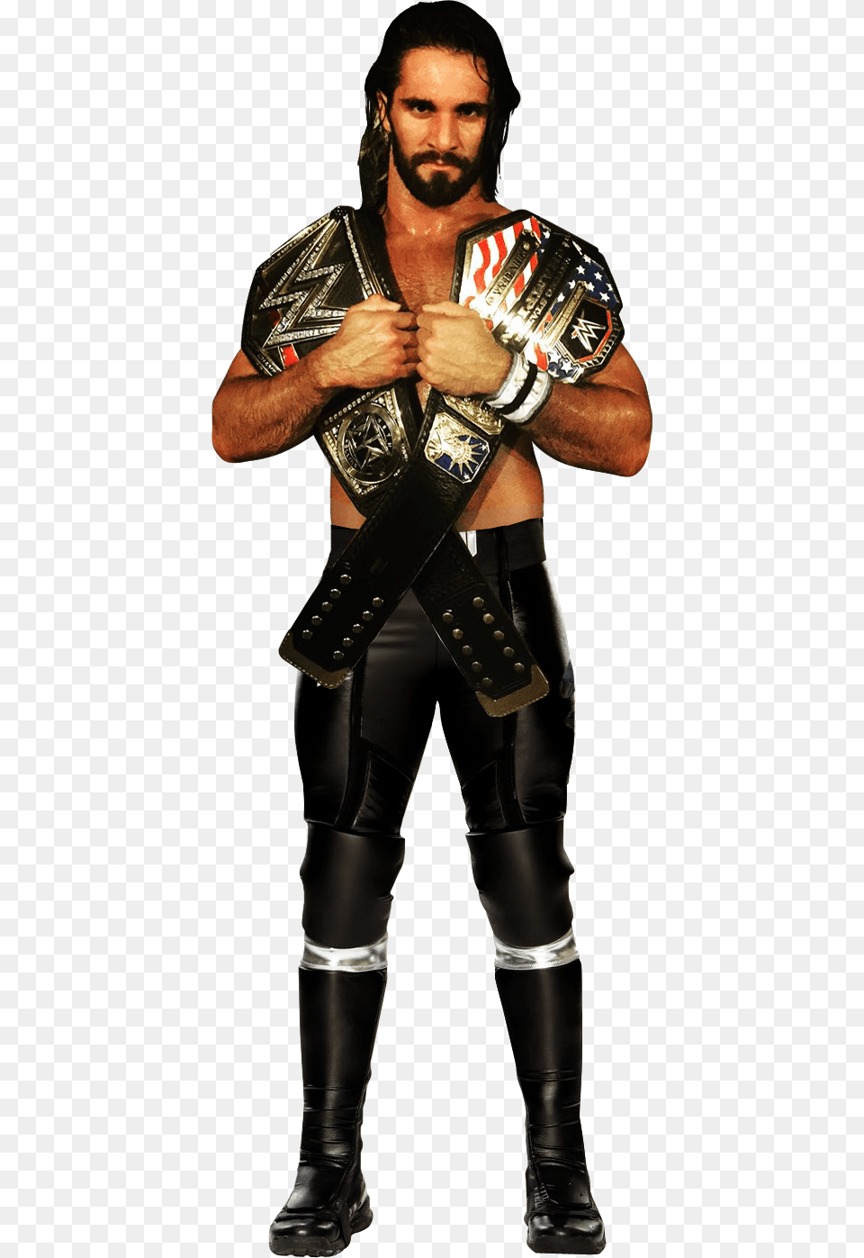 Seth Rollins File Wwe Seth Rollins Standee Life Sized Cutout, Clothing, Glove, Woman, Adult Png Image
