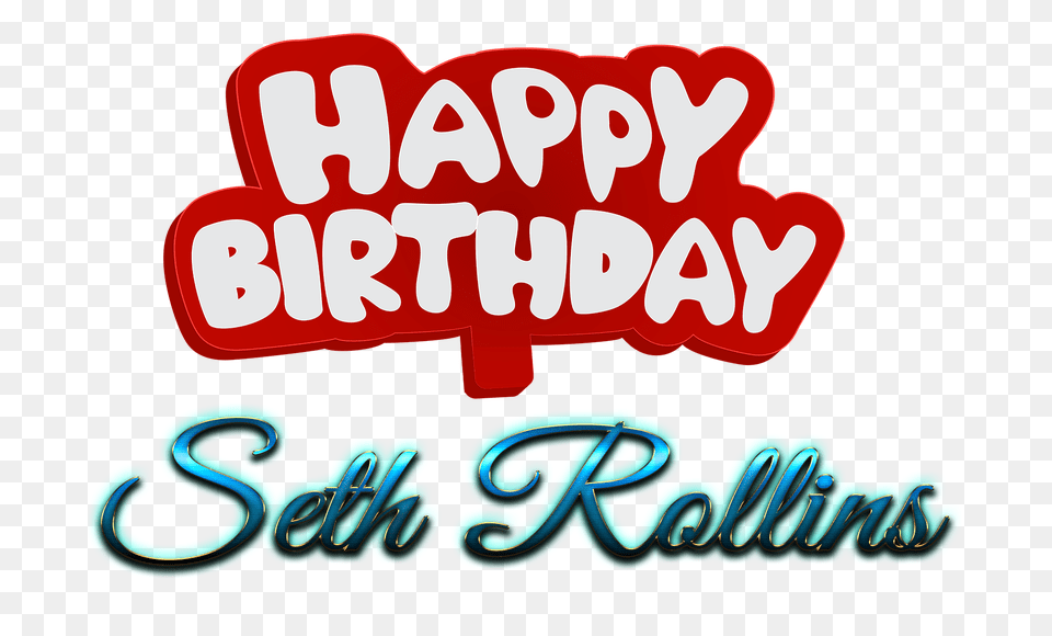Seth Rollins Happy Birthday Name Logo, Text Free Png Download