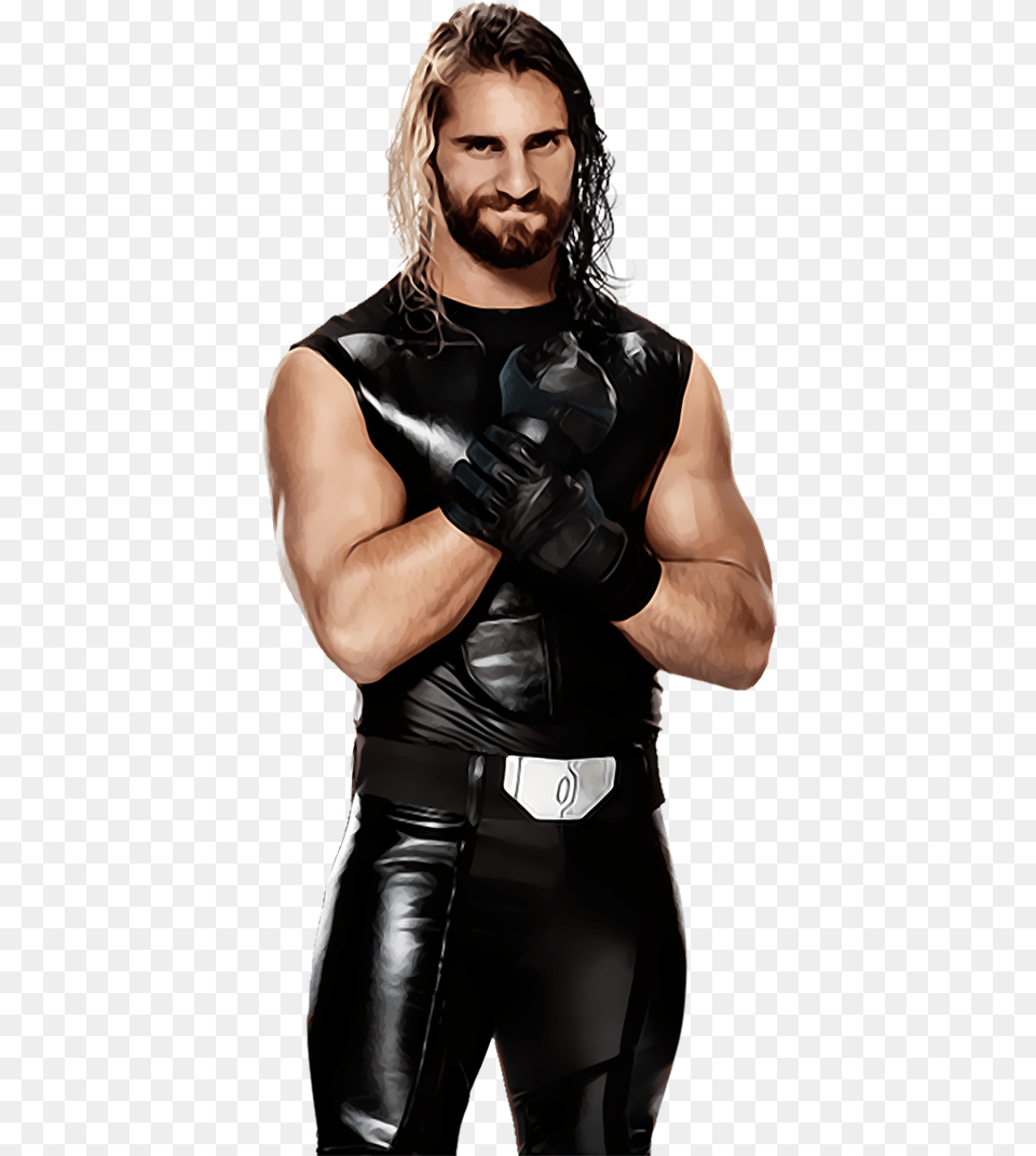 Seth Rollins Image Wwe Dean Ambrose Seth Rollins And Roman Reigns, Glove, Clothing, Adult, Person Png