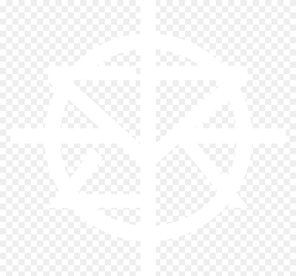 Seth Rollins Logo Johns Hopkins White Logo, Cross, Symbol Png Image