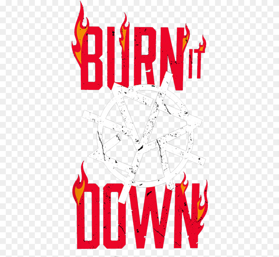 Seth Rollins Logo Seth Rollins Burn It Down Hd, Book, Publication, Cross, Symbol Free Png