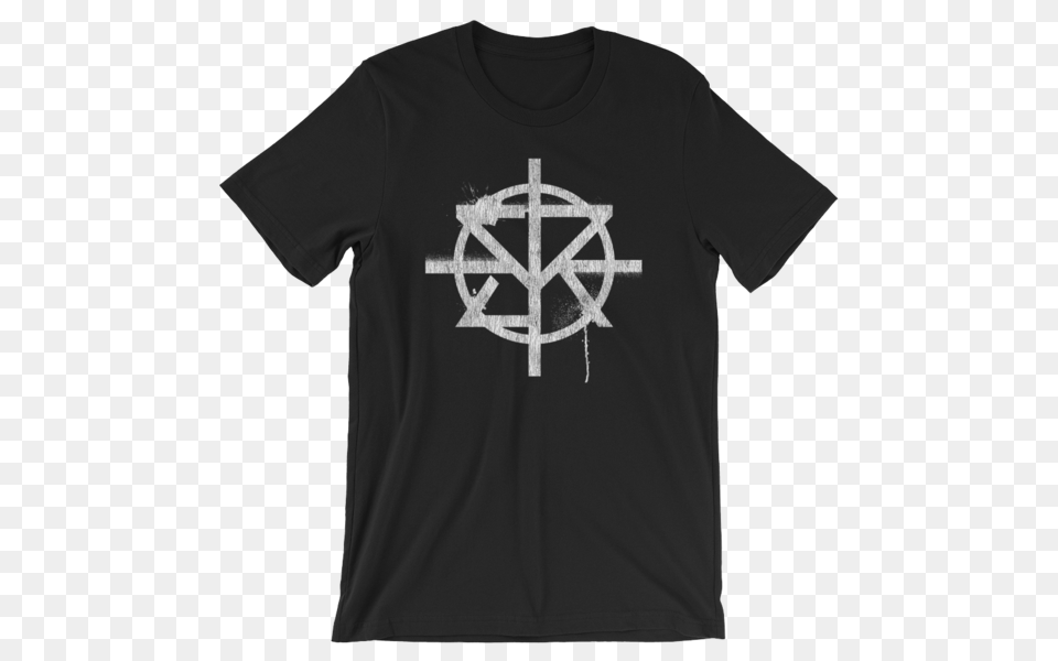 Seth Rollins Spraypaint Logo Unisex T Shirt, Clothing, T-shirt, Cross, Symbol Free Png