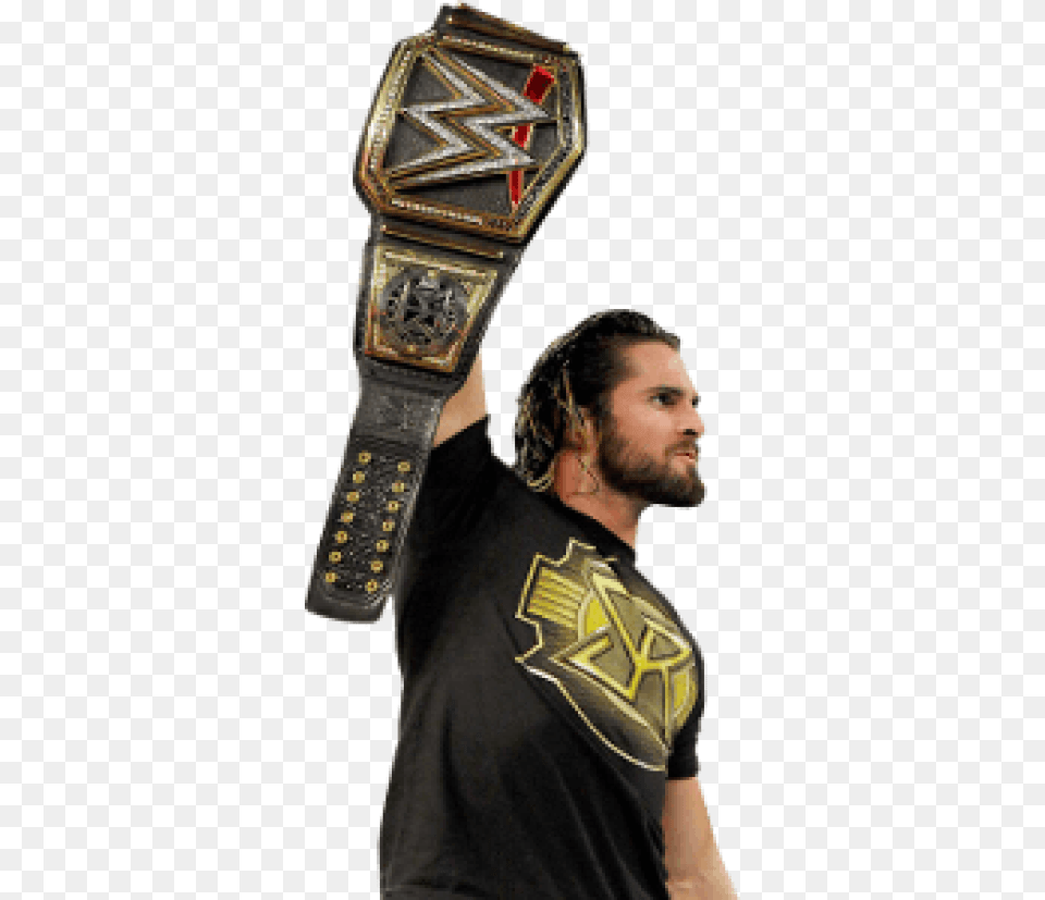 Seth Rollins Winnertitle Seth Rollins Winner Seth Rollins Side, Accessories, Belt, Person, Man Png Image