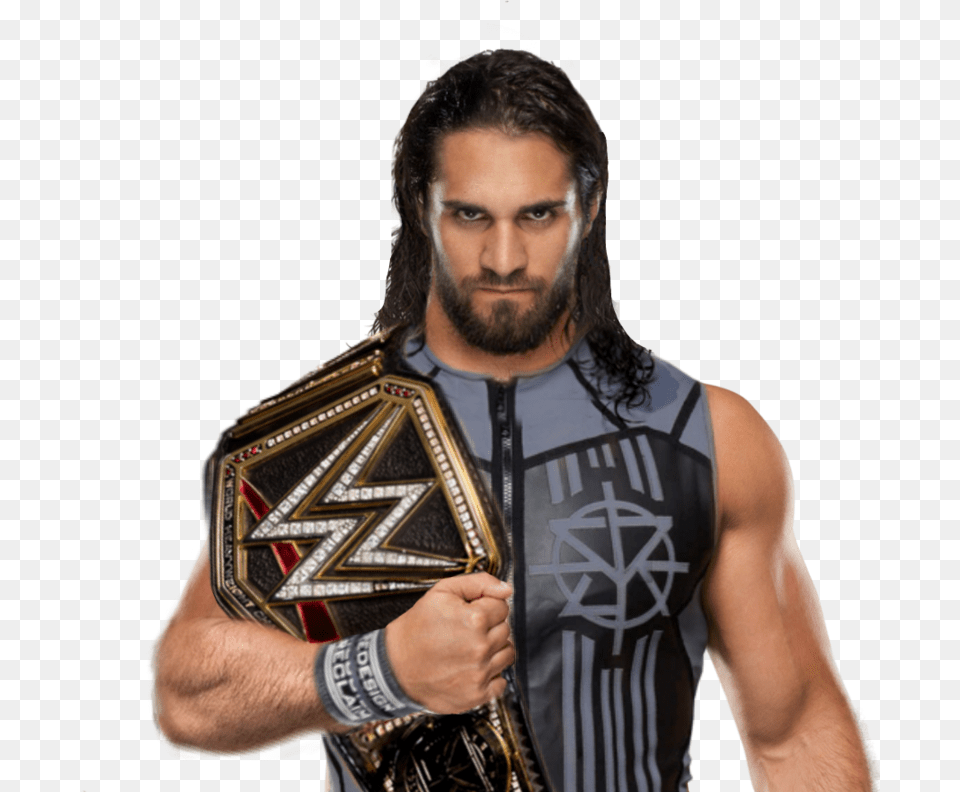 Seth Rollins Wwe Champion Wwe Becky Lynch Wwe Champion, Accessories, Man, Male, Person Free Transparent Png