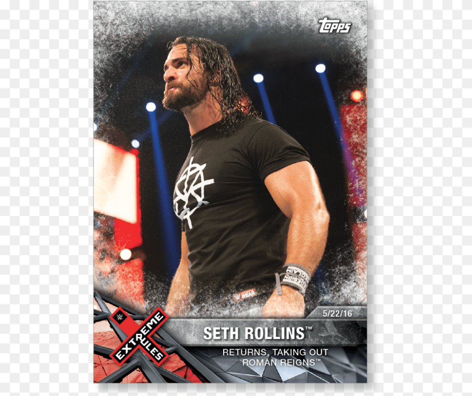 Seth Rollins Wwf Road To Wrestlemania, T-shirt, Person, Clothing, Concert Png Image
