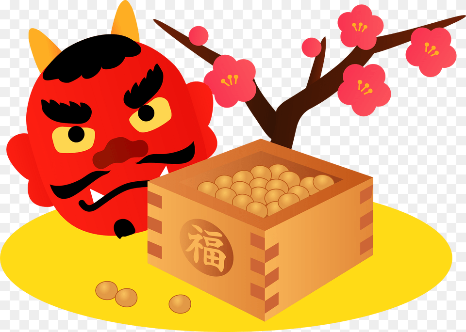 Setsubun Oni Beans Clipart, Treasure, Box, Baby, Person Free Png