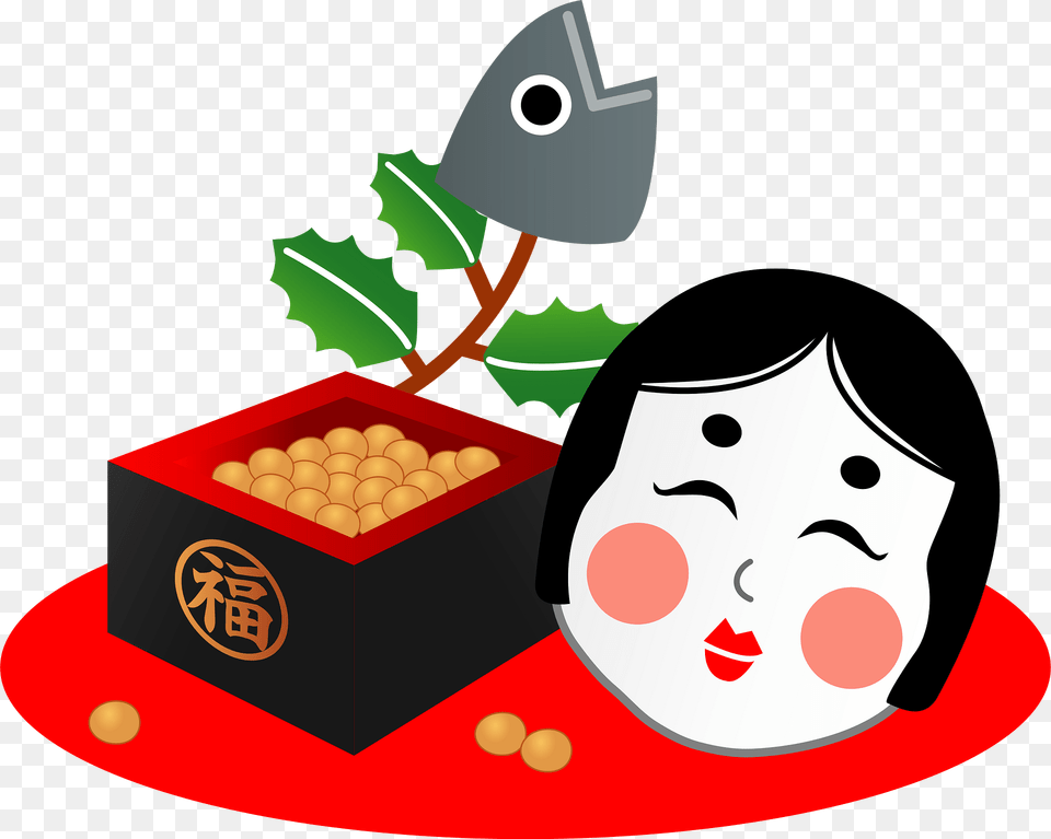 Setsubun Roasted Beans Clipart, Face, Head, Person, Baby Free Png