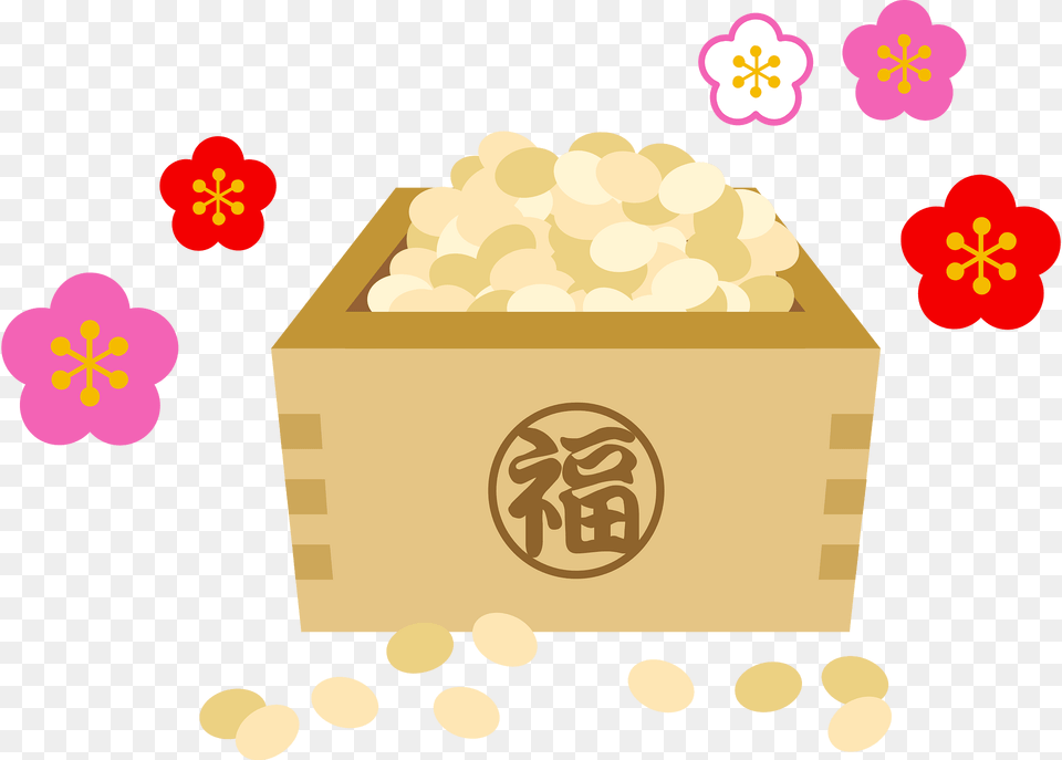 Setsubun Roasted Beans Clipart, Treasure, Box Png