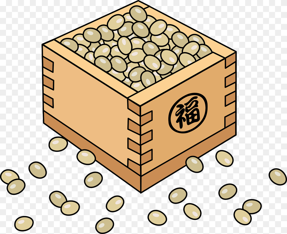 Setsubun Roasted Beans Clipart, Box, Treasure Free Png Download