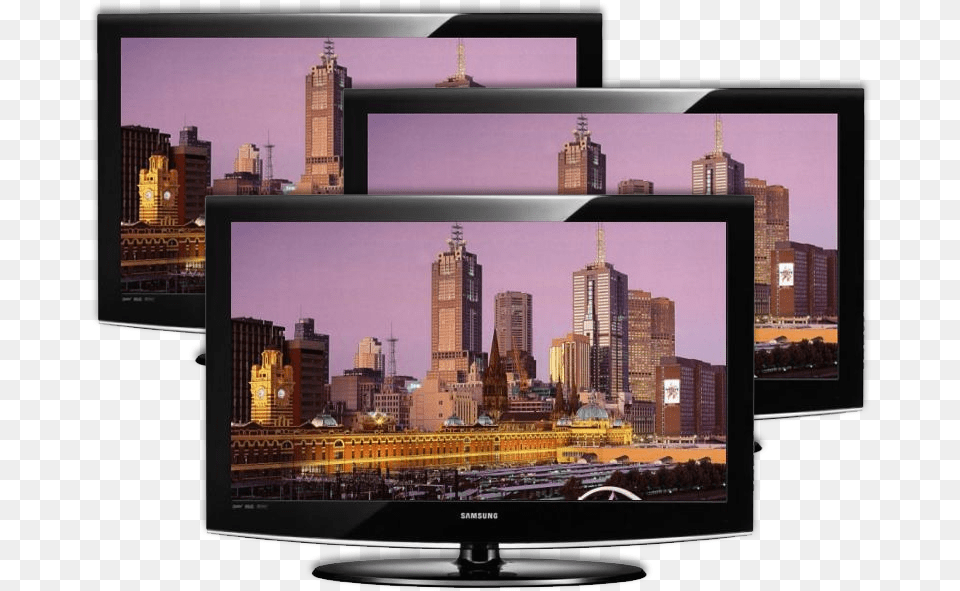 Setting Up A Single Hdtv Is Usually A Pretty Easy Thing Samsung 32 Lcd Tv, City, Computer Hardware, Electronics, Hardware Free Png