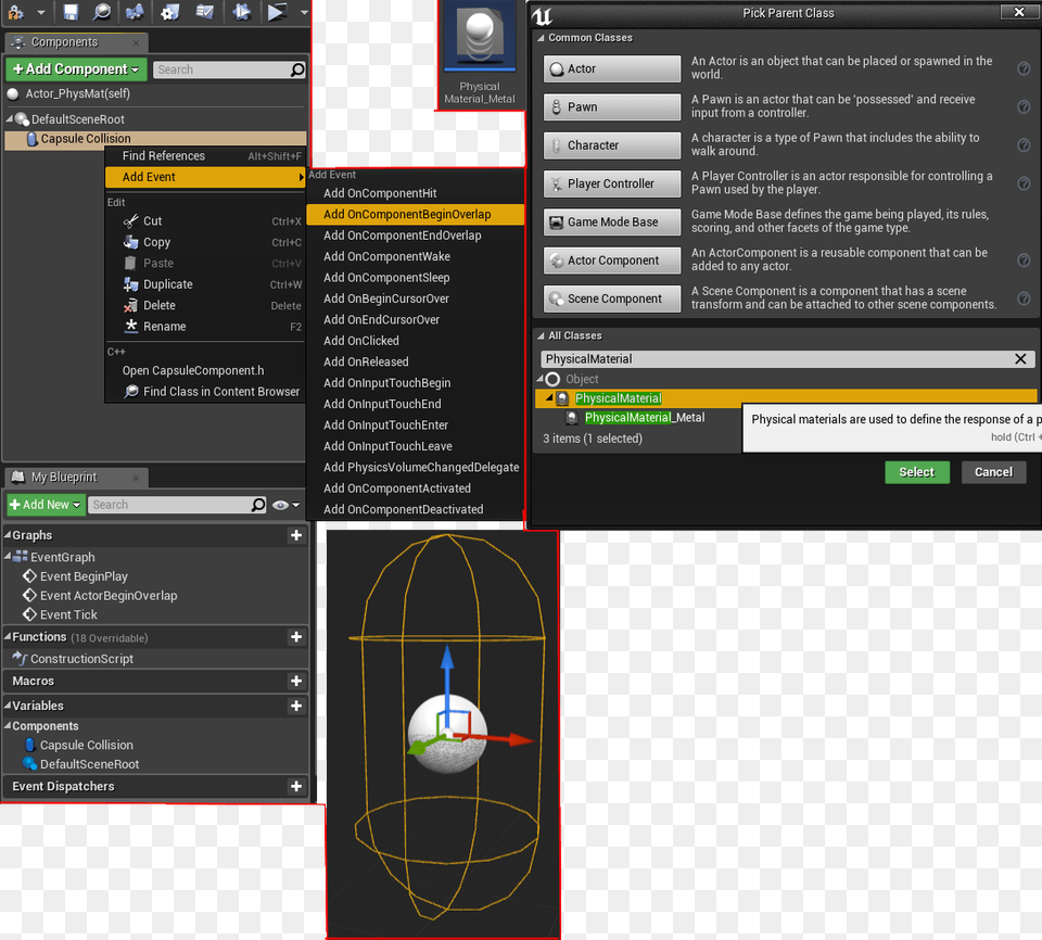 Setting Up Initial Overlaps Unreal Engine, File, Ball, Sport, Volleyball Free Png Download