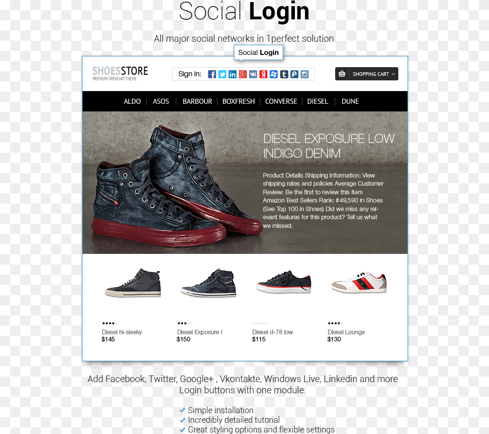 Setting Up Your Login Buttons Has Never Been Easier Steel Toe Boot, Clothing, Footwear, Shoe, Sneaker Free Transparent Png