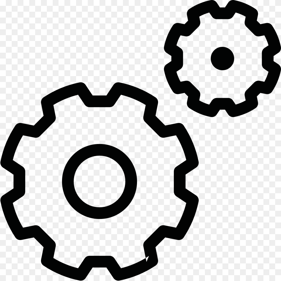 Settings Cog Gears Cog Clipart, Machine, Gear Free Png Download