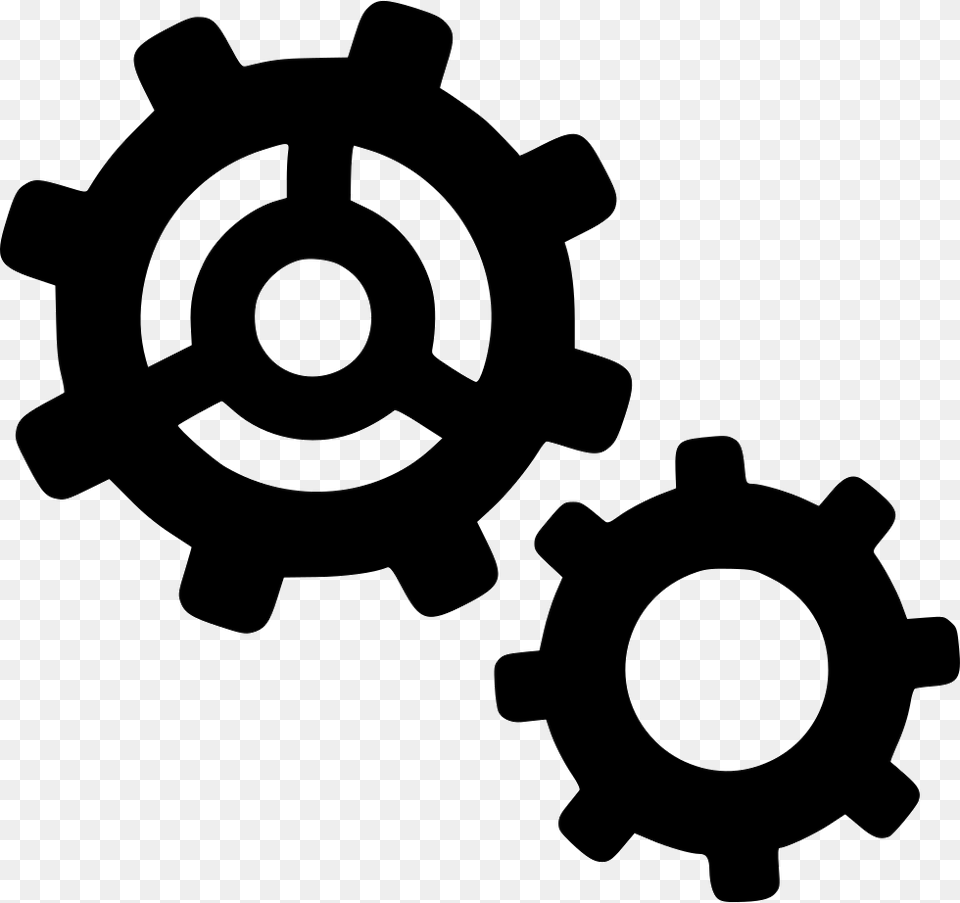 Settings Gears Cogs Options Configure Config Team Engineer Icon, Machine, Animal, Bear, Gear Free Transparent Png