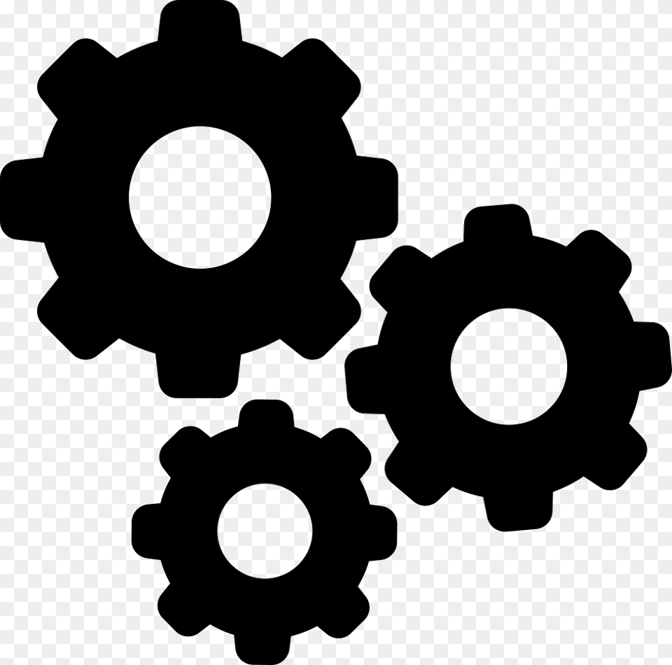 Settings Gears Svg Icon Download Gears File, Machine, Gear, Animal, Bear Png