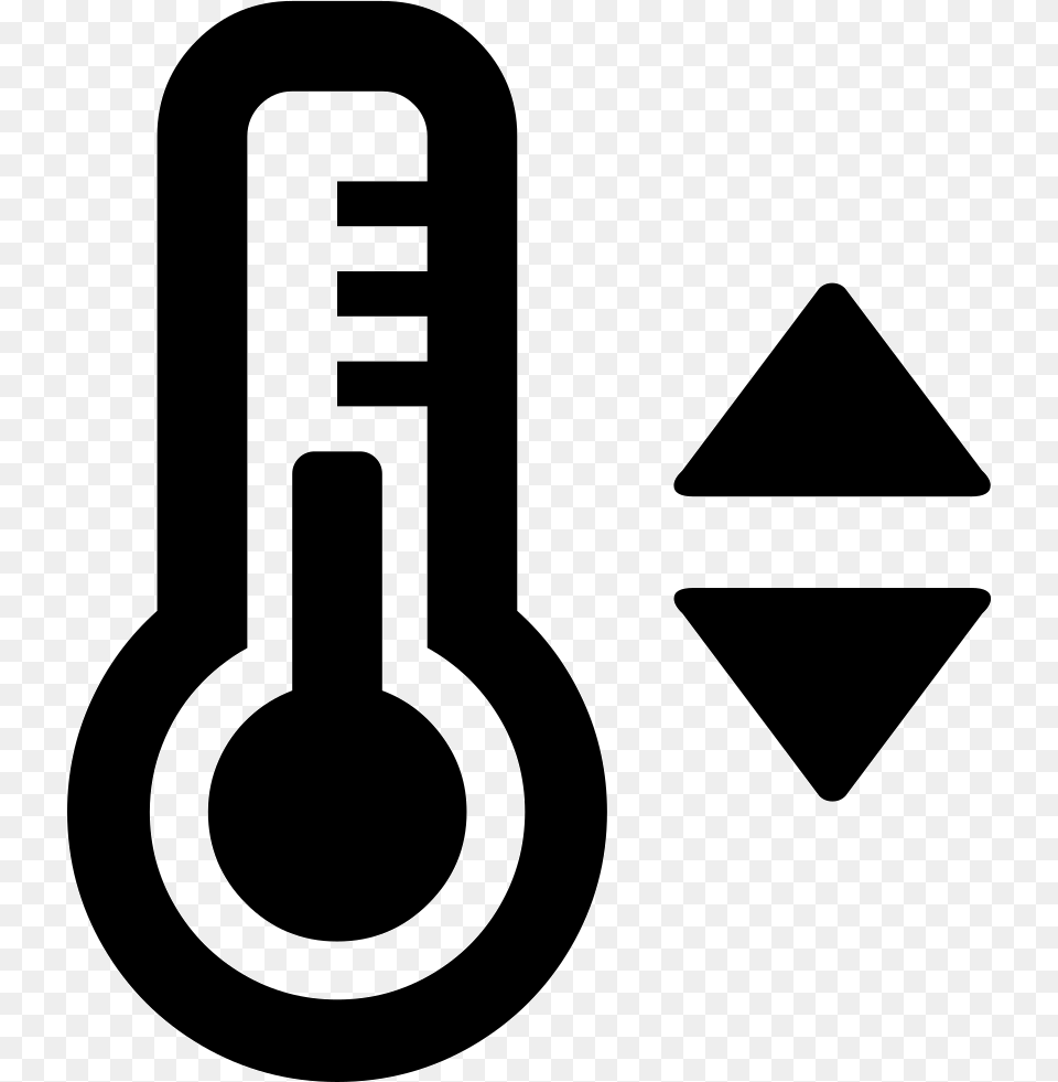Settings Icon Temperature Settings Icon, Symbol, Sign, Smoke Pipe, Stencil Png