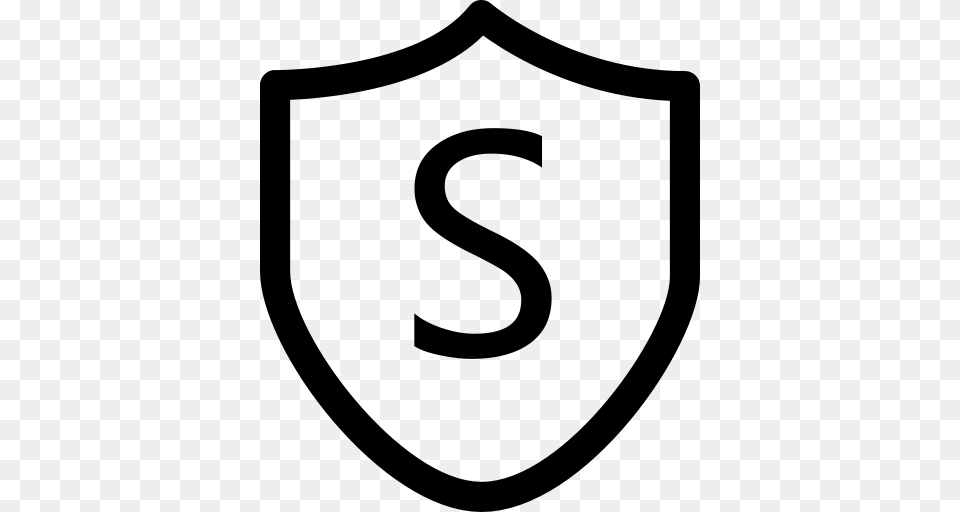 Settled Security Security Logo S Icon With And Vector Format, Gray Png Image