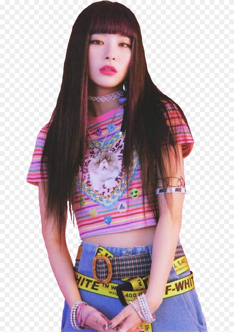 Seulgi Sticker Red Velvet Bad Boy Seulgi, Teen, Person, Hippie, Female Png Image