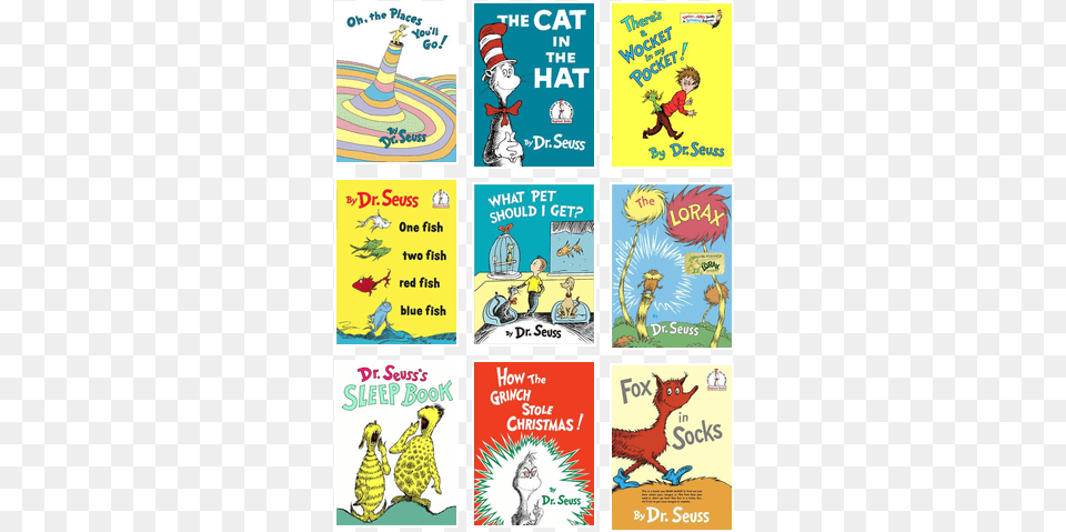 Seuss Books Every Child Should Read Dr Seuss Set 2, Book, Comics, Publication, Animal Free Png Download