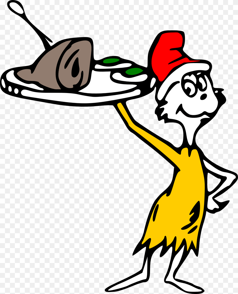 Seuss Clip Art Green Eggs And Ham Preschool Coloring Pages, Hat, Clothing, Head, Person Free Png