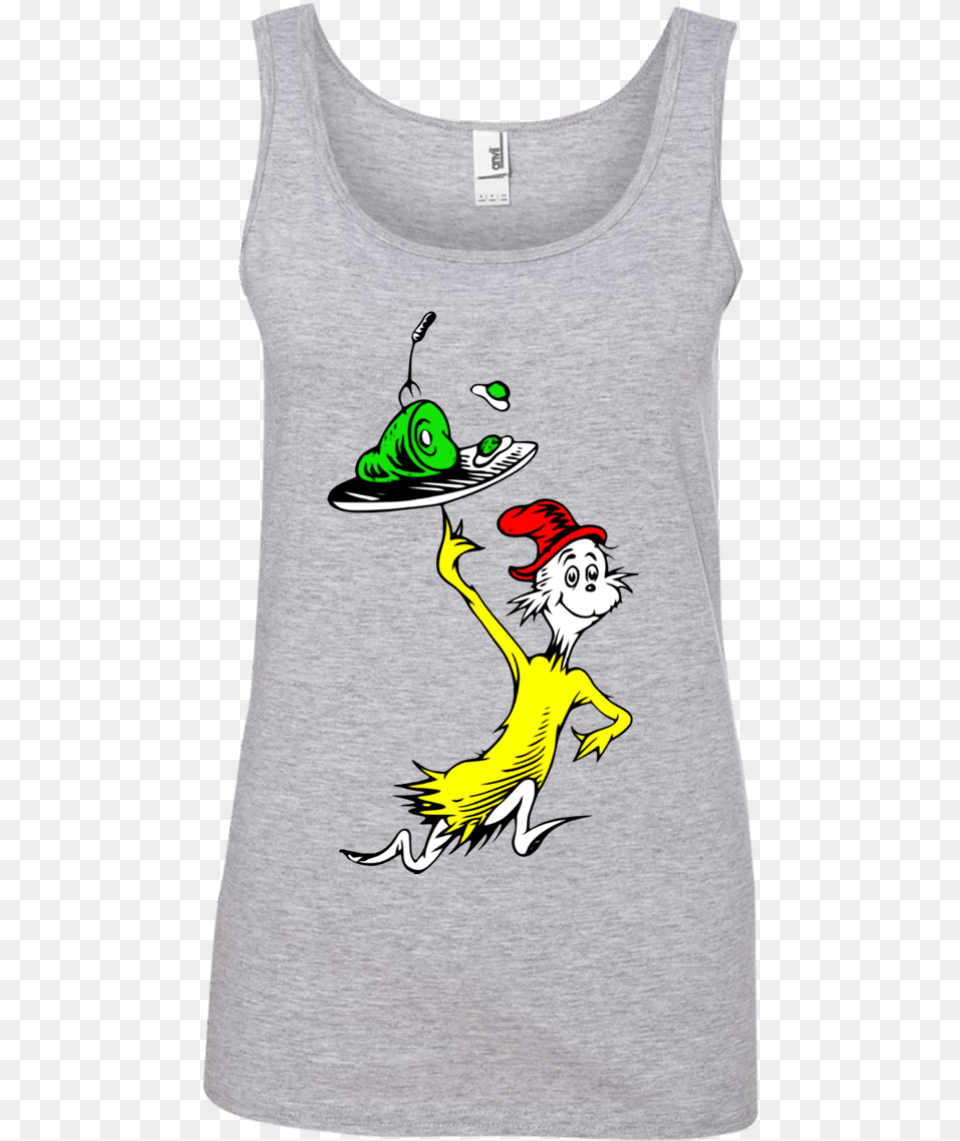 Seuss Green Egg And Ham T Shirt Hoodie Sweater Flying Bird Floral Ornament Decoration Women39s Tank, Clothing, T-shirt, Tank Top, Animal Png Image