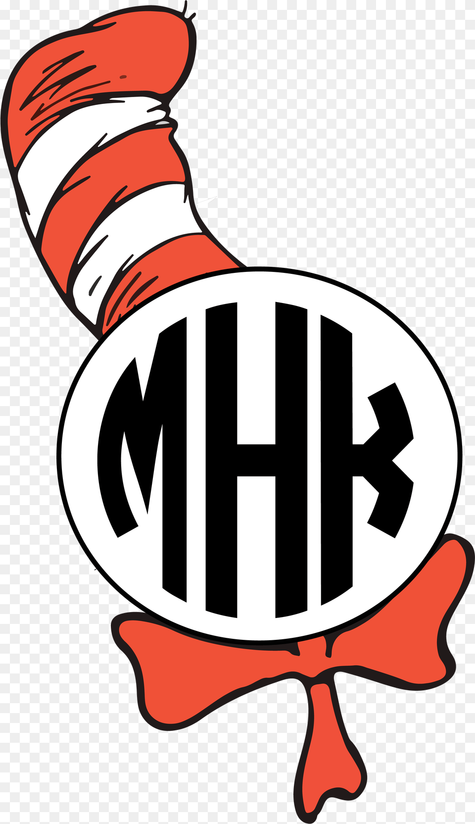 Seuss Reading Across America Day Transfers Sew Down Circle Monogram With Circles Around, Logo, Baby, Person Free Png Download